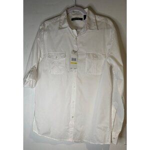 Axist Men’s NWT New Button Down Shirt Size M  casual Dress Shirt Preppy office